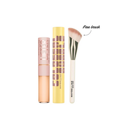 Maybelline New York Lifter Serum Concealer & Colossal Bubble Mascara Bundle with Free Tilted Brush - 20% Off