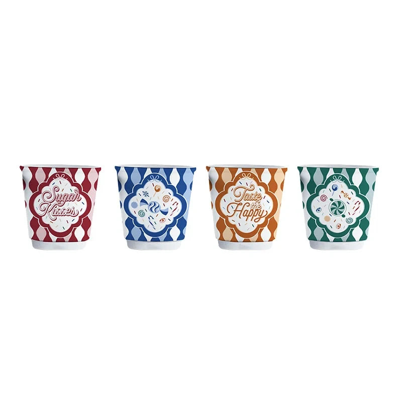 Bialetti Set of 4 Bicchierini Cups - Candy Land | Ncandy010