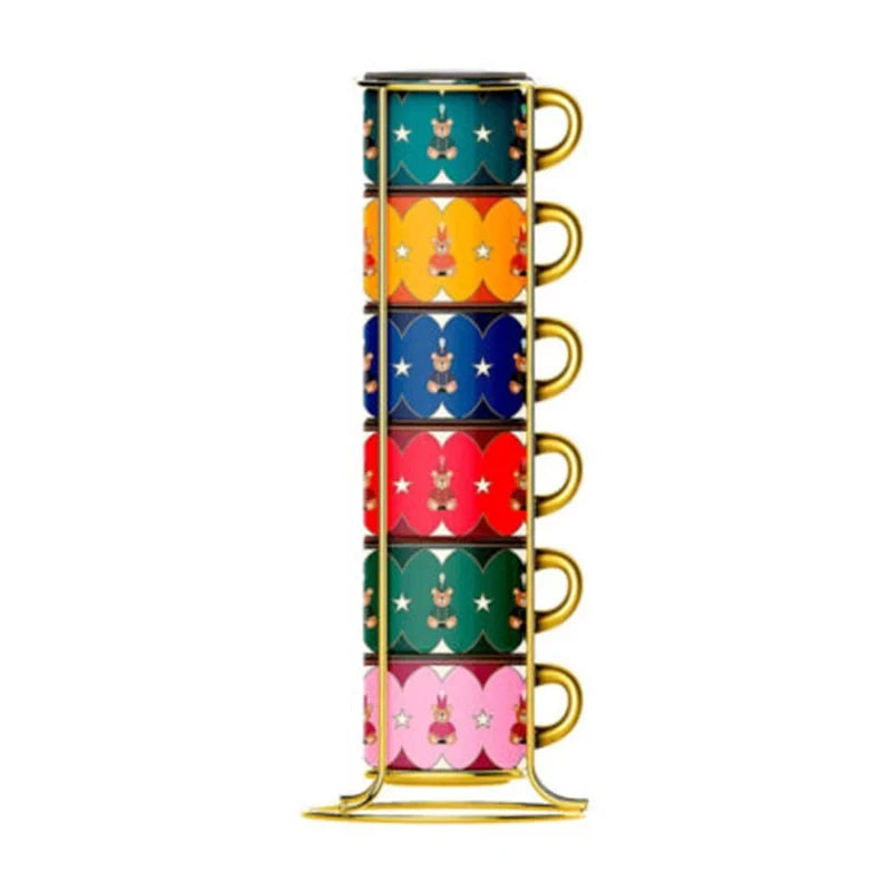 Bialetti Stackable 6 Cups - Teddy Bear | Nmagic004
