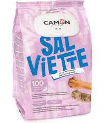 Camon Salviette Talco Cleansing Pet Wipes - Alcohol & Paraben Free