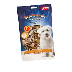 Nobby StarSnack Duo Heart Mix Dog Treats 200g | NO69792