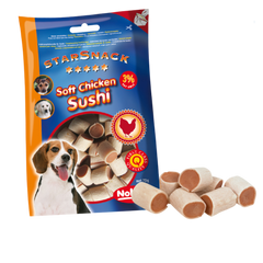 Nobby StarSnack Soft Chicken Sushi Dog Treats 70g | 70067