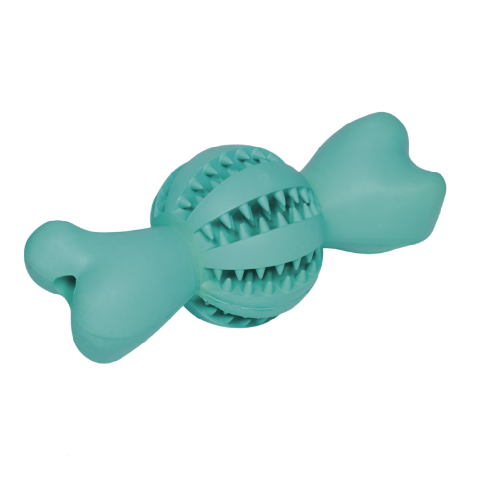 Nobby Dental Line Rubber Ball with Bone 18cm Dog Toy | 61215