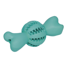 Nobby Dental Line Rubber Ball with Bone 18cm Dog Toy | 61215
