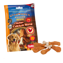 Nobby StarSnack Chicken Calcium Dog Treats 70g | 70064