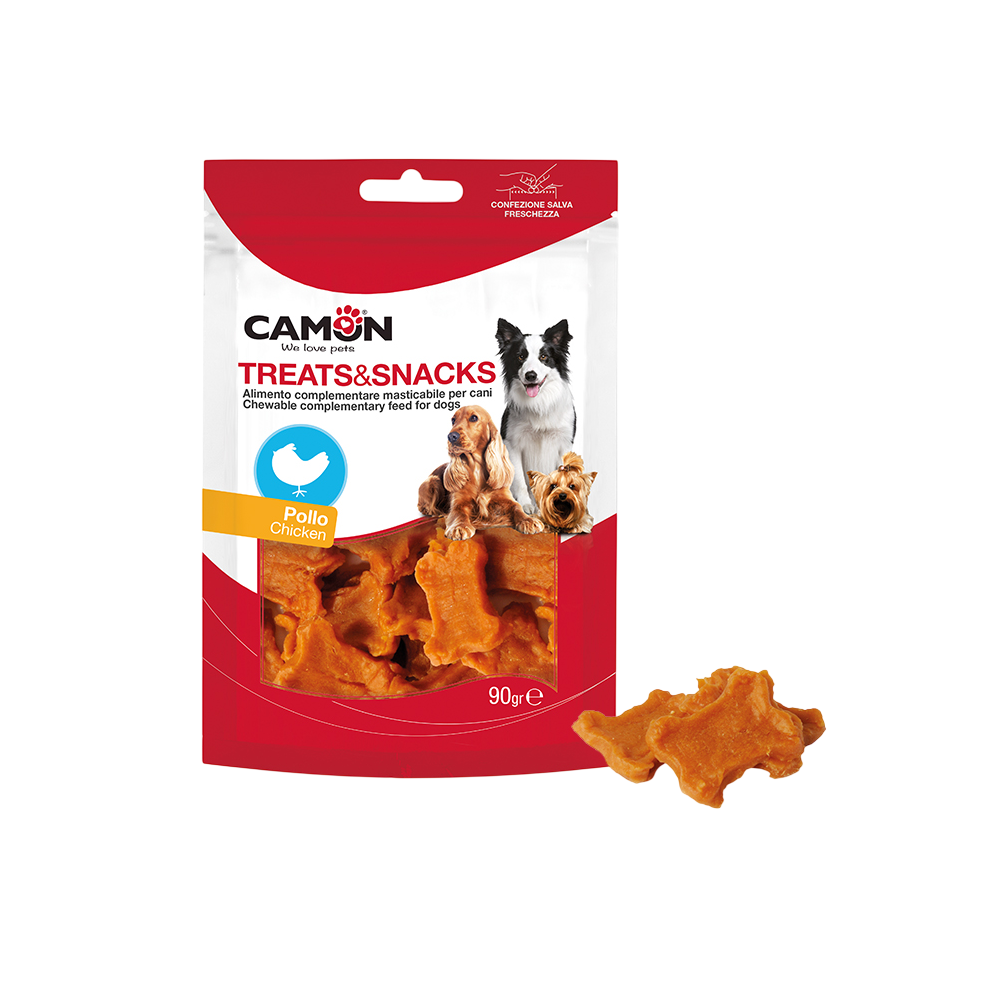 Camon Bone Shaped Chicken Bones Dog Treats 90g | AE019