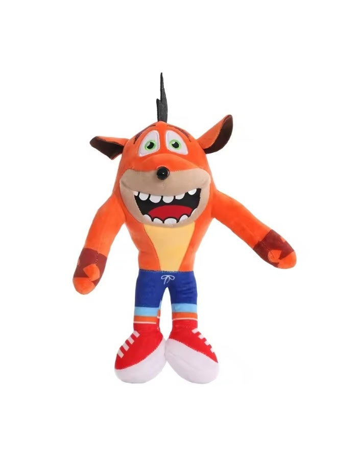 Crash Bandicoot Crazy Trilogy Series Soft Plush Crash Bash Variant