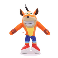 Crash Bandicoot Crazy Trilogy Series Soft Plush Goofy Smile Variant