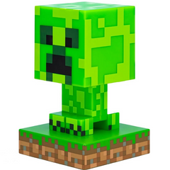 Minecraft Creeper Icon Light 3D Lamp USB Type-C Rechargeable