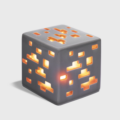 Minecraft Ore Block LED Night Lamp USB Rechargeable Yellow