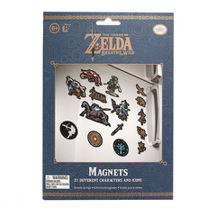 Nintendo The Legend of Zelda Breath of the Wild Fridge Magnets Set of 21