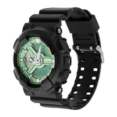 Casio G-SHOCK Casual Men Analog-Digital Watch - Black & Sage Green | GA-110CD-1A3DR