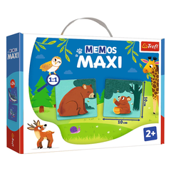 Trefl Memos Maxi Animals and Their Babies Memory Game | 02268