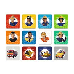Trefl Puzzles 2-in-1 + Memos Fireman Sam’s Team | 93334