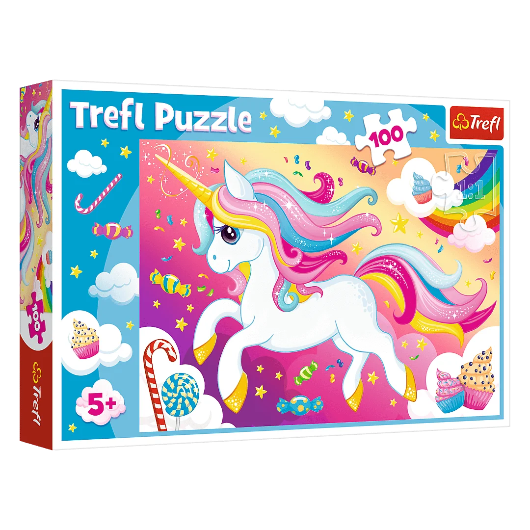 Trefl Beautiful Unicorn 100-Piece Puzzle | 16386