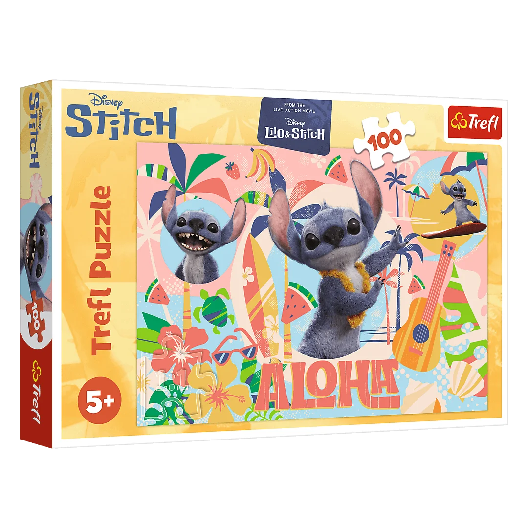 Trefl Lilo & Stitch: Stitch and Friends in Action 100-Piece Puzzle | 16495