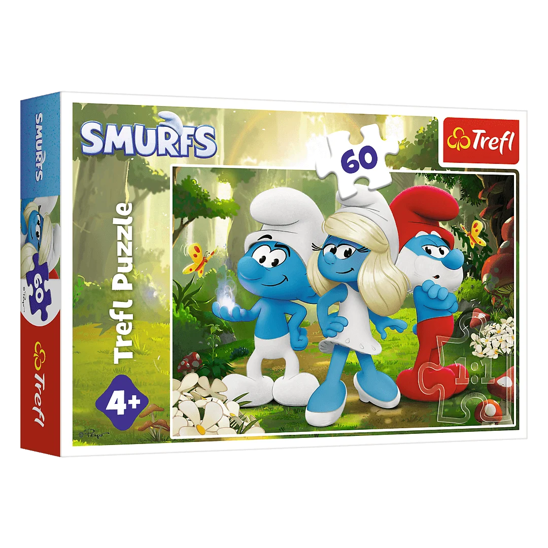 Trefl The Smurfs Enchanted Forest 60-Piece Puzzle | 17401
