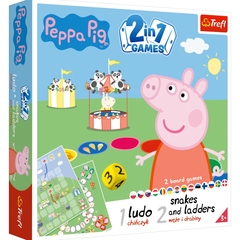 Trefl 2-in-1 Ludo & Snakes and Ladders Game | 02067