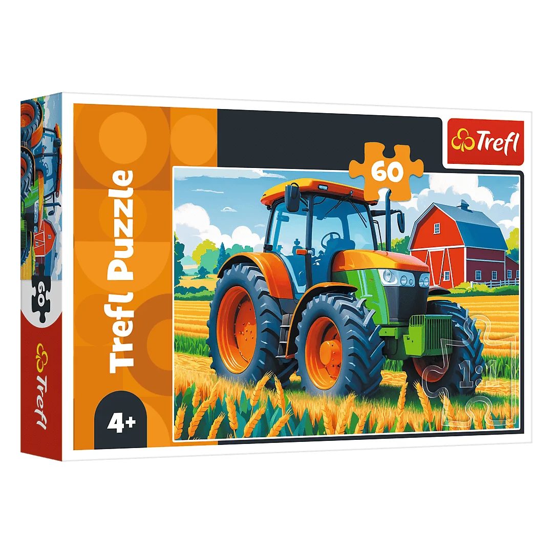 بازل مركبة المزارع من Trefl مكون من 60 قطعة | 16492