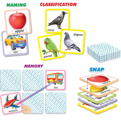 Creatives Let’s Learn New Words and Classification Educational Cards 12P | 0103