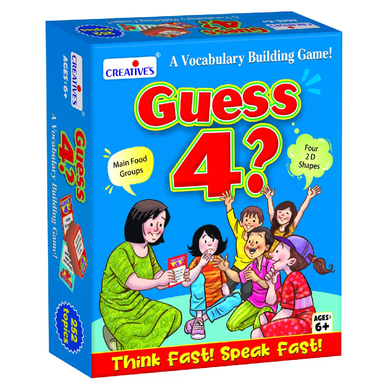 Creatives Guess 4 Educational Game 12P | 0107