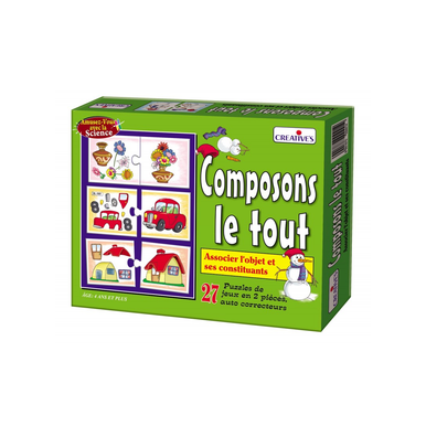 Creatives Composons Le Tout Educational Game 12P | 1080