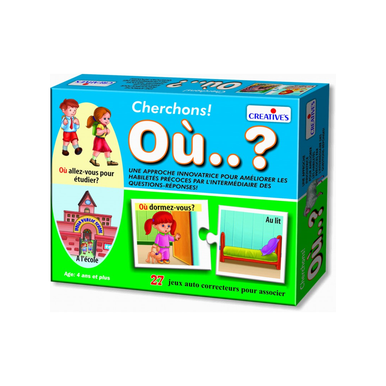 Creatives Cherchons Qu Educational Game 12P | 1096