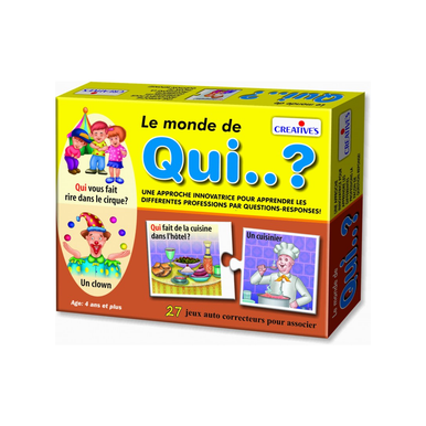 Creatives Le Monde de Qui Educational Game 12P | 1097