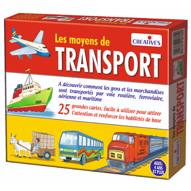 Creatives Les Moyens de Transport Educational Game 24P | 1190