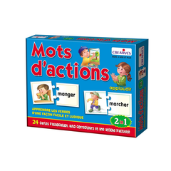 Creatives Mots d’Actions Educational Game 24P | 1193