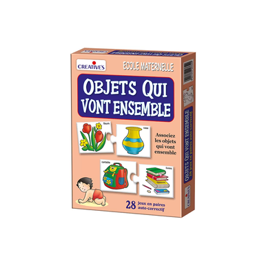 Creatives Objets Qui Vont Ensemble Educational Game 24P | 0968