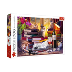 Trefl Cat's Evening Puzzle 2000 Pieces | 27126