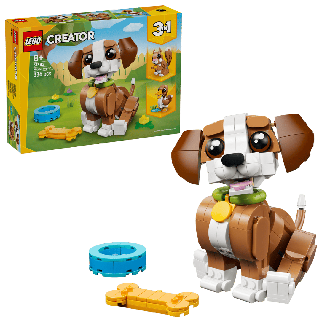 LEGO Creator 3 in 1 Cute Animals: Playful Puppy Dog | 31382