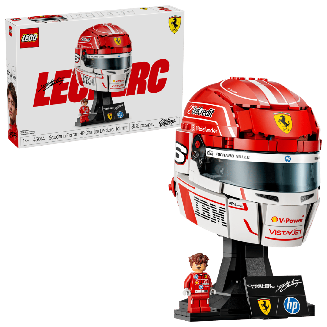 LEGO Editions Scuderia Ferrari HP Charles Leclerc Helmet | 43014