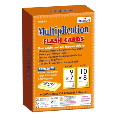 Creative Multiplication Flash Cards 24 Pieces | 0283