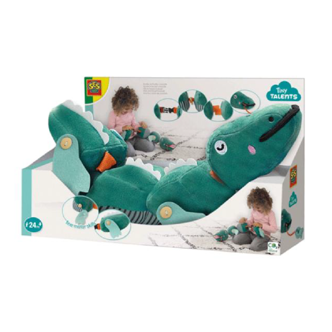 SES Creative Tiny Talents Buckle and Button Crocodile | 13106