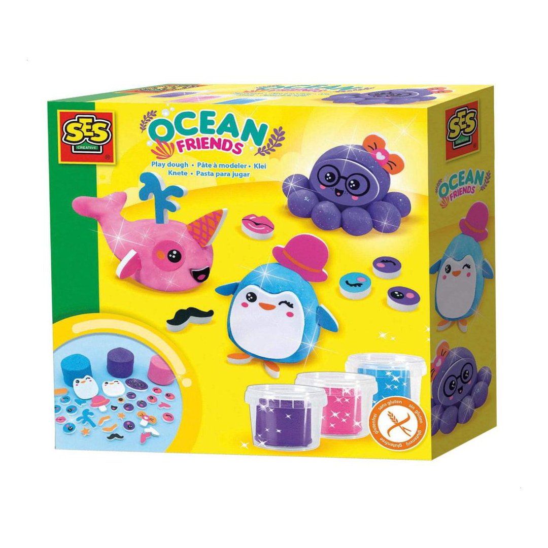 SES Creative Dough Ocean Friends Diverse Colors | 00435