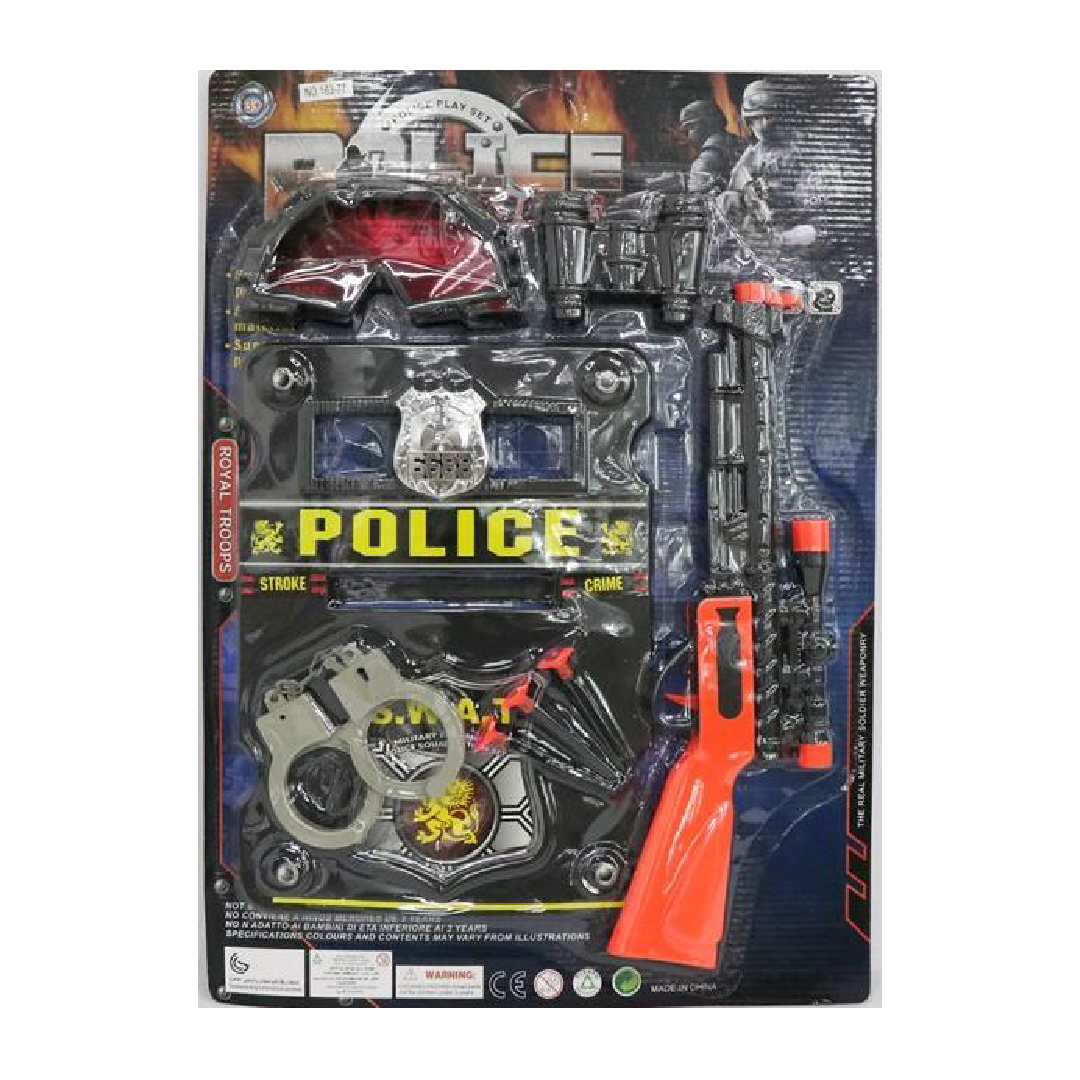 Police Full Accessory Pretend Playset | 163-77
