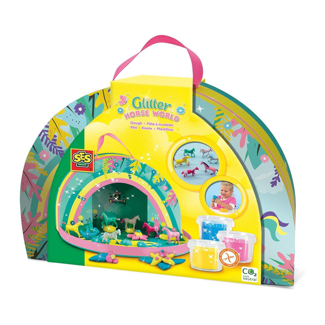 SES Creative Glitter Horse World Play Suitcase | 00426