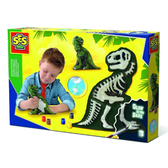 SES Creative Casting and Painting T-Rex with Skeleton Craft Kit | 14206