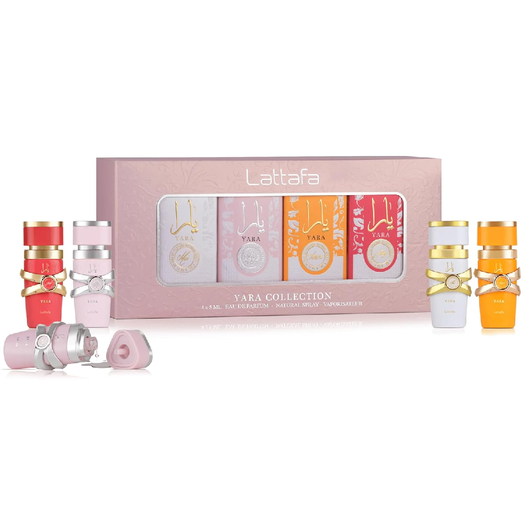 Lattafa Yara Collection 4 x 5ml Eau de Parfum Gift Set for Women | LTF-MINI-YARA-5ML