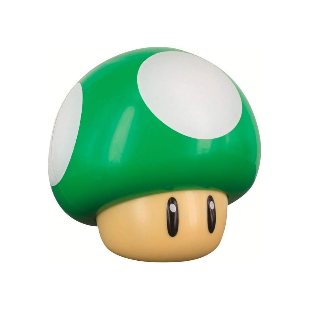 Super Mario Bros 1UP Mushroom Light with Sound Green | MUSH-GR