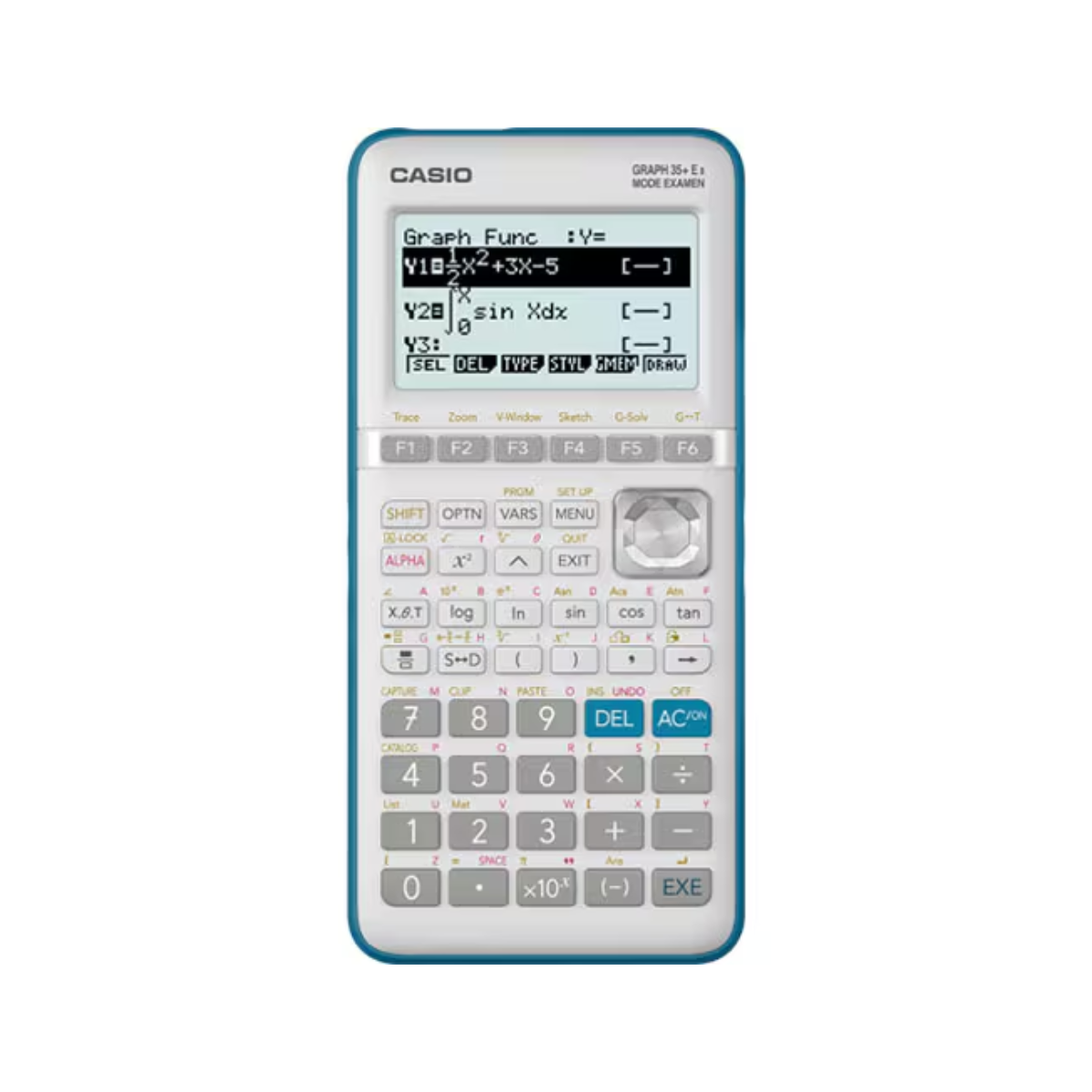Casio GRAPH 35+E II Graphing Calculator White | GRAPH35+EII-WA-ET
