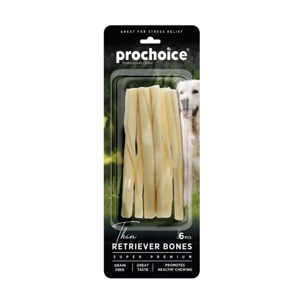 ProChoice Thin Retriever Bones Dog Treats 6 pcs | P7015