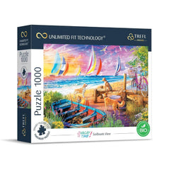 Trefl Prime UFT Sailboats View Puzzle 1000 Pieces | 10697
