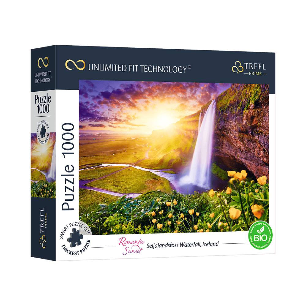 Trefl Prime UFT Seljalandsfoss Waterfall Iceland Puzzle 1000 Pieces | 10756