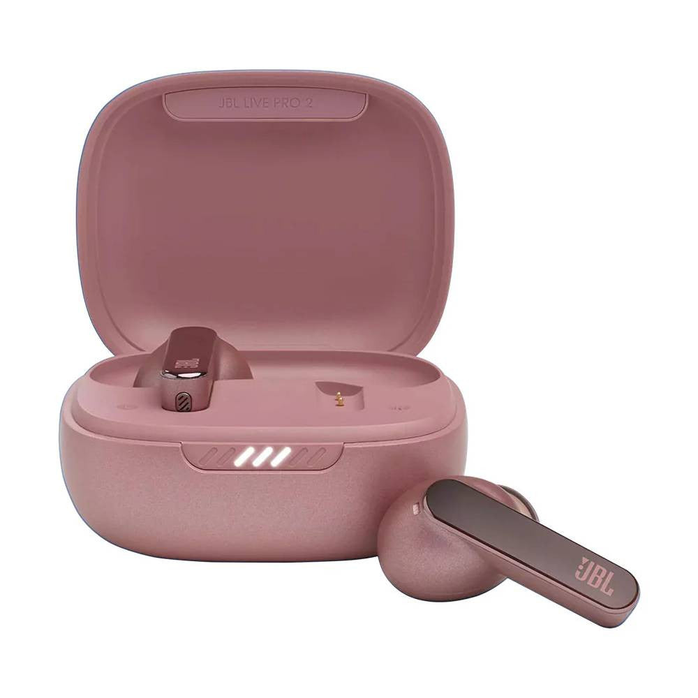 JBL Live Pro 2 TWS True Wireless Earbuds with Adaptive Noise Cancelling and Wireless Charging Pink | JBLLIVEPRO2TWSPNK