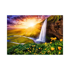 Trefl Prime UFT Seljalandsfoss Waterfall Iceland Puzzle 1000 Pieces | 10756