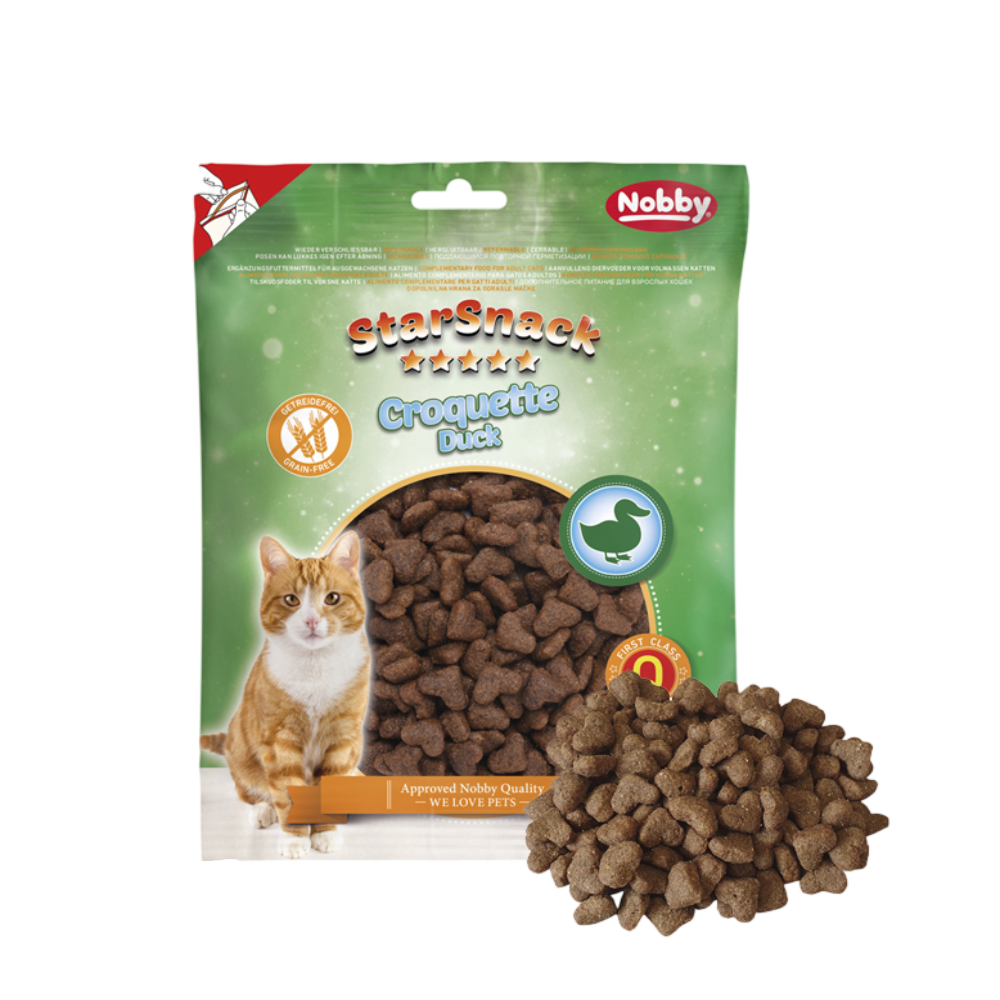 Nobby StarSnack Croquette Grain Free Cat Treats 125g | NO506