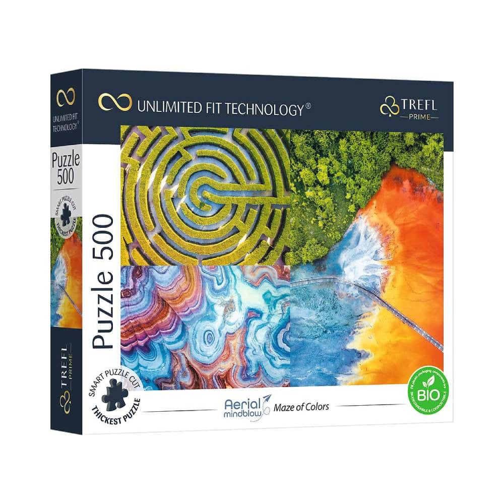 Trefl Prime UFT Maze of Colors Puzzle 500 Pieces | 37460